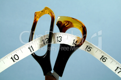 Tailor Scissors And Tape Measure