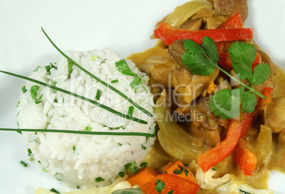 Thai Curry And Rice