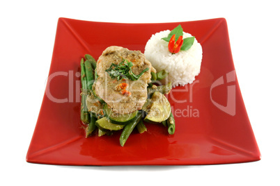Thai Green Poached Chicken 1
