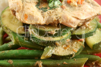 Thai Green Poached Chicken 2
