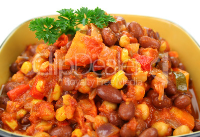 Vegetable And Lentil Hot Pot
