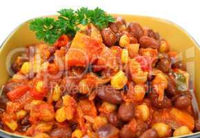 Vegetable And Lentil Hot Pot
