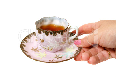 Tea Cup In Hand