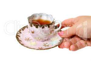Tea Cup In Hand