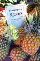 Pineapples At The Markets