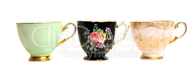 Antique Teacups Row