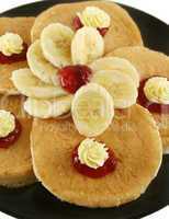 Jam And Butter Pancakes
