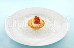 Cream And Strawberry tart