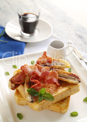 French Toast And Bacon