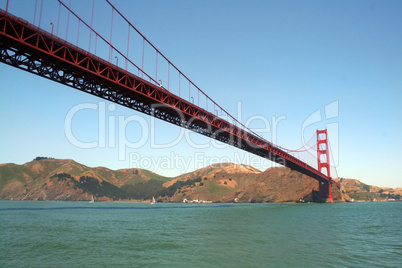 Golden Gate Bridge From The Water