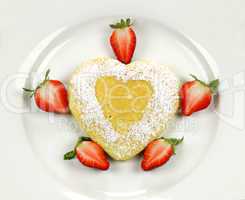 Heart Shaped Pancake