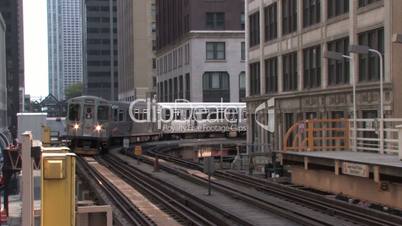 Elevated Train in Chicago