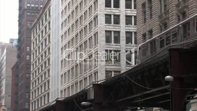 Elevated Train in Chicago