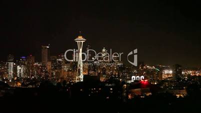 Seattle Skyline Night