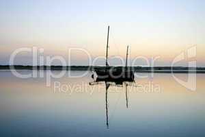 Old Ketch Before Dawn