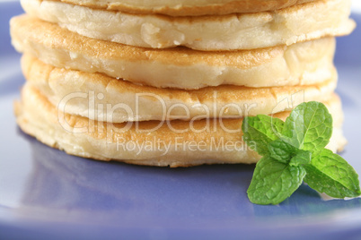 Pancake Stack With Garnish