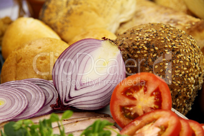 Red Onion And Bread