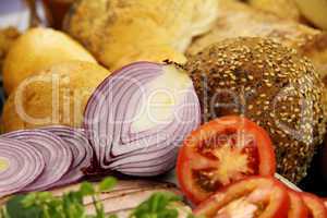 Red Onion And Bread