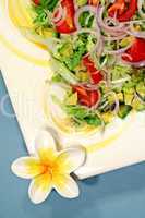Salad On A Frangipani Platter 3