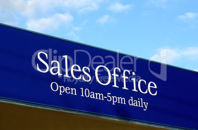 Sales Office Sign