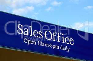 Sales Office Sign