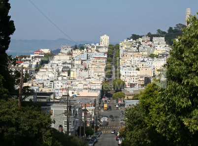 San Francisco From Lombard Street