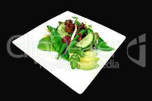Snow Pea And Bean Salad