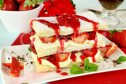 Strawberry Mille Feuille