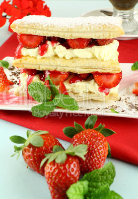 Strawberry Mille Feuille