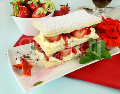 Strawberry Mille Feuille