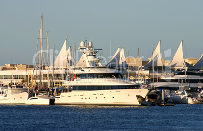 Superyacht On The Gold Coast