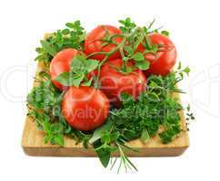 Tomatoes And Herbs