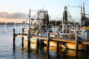 Jetty With Trawlers