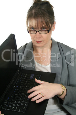 Businesswoman With Laptop 2