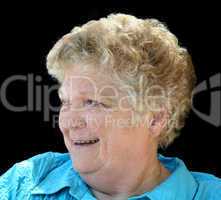Cheery Senior Lady Profile