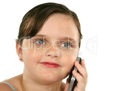Child With Cell Phone