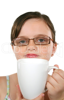Child With Coffee Cup