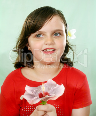 Child With Hibiscus