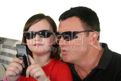 Cool Dad And Daughter