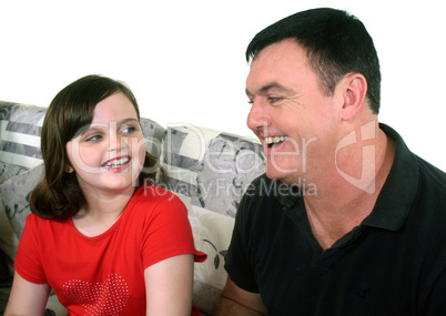 Father And Young Daughter 1