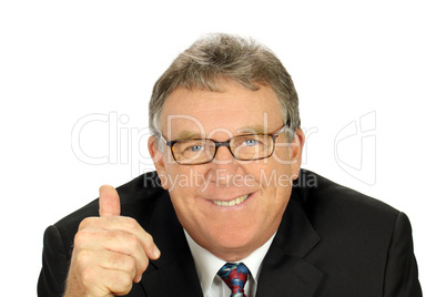 Thumbs Up Businessman