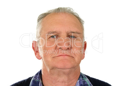 Mature Man Staring