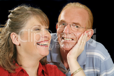 Middle Aged Couple Holding