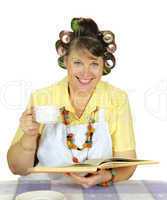 Tea Drinking Housewife