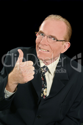 Thumbs Up Businessman