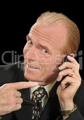 Unwanted Call Businessman