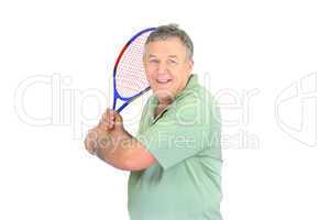 Man With Tennis Racquet