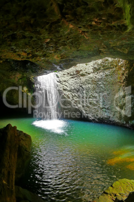 Natural Arch Waterfall