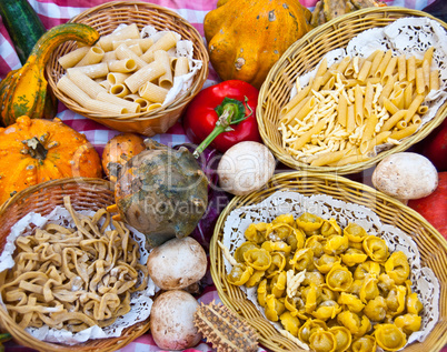 Italian food display