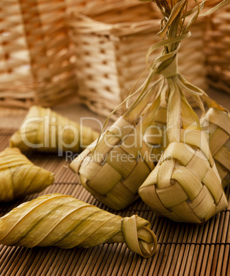 Ketupat or packed rice